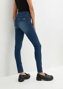 High Waist Jeans med lang knappestolpe, bonprix