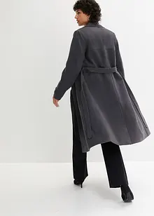 Vinter-trenchcoat med ull-look, bonprix