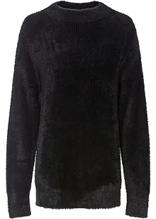 Genser med Hairy-knit, bonprix