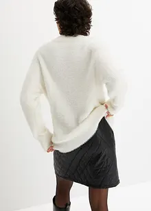 Genser med Hairy-knit, bonprix