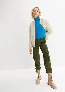 Langermet topp med økologisk bomull, bonprix