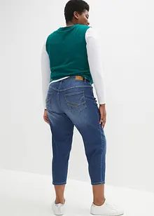 Stretch-jeans med økologisk bomull, ankellang, bonprix