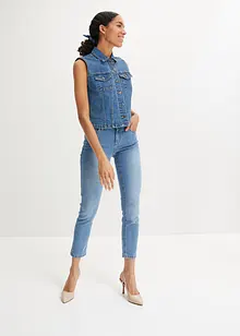 Slim Fit-jeans Mid Waist, Cropped, bonprix