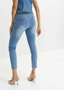 Slim Fit-jeans Mid Waist, Cropped, bonprix