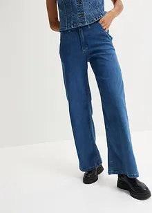 Wide Leg-jeans High Waist, Paperbag, bonprix