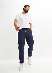 Regular Fit slip on-bukse med stretch og komfortsnitt, Straight, bonprix