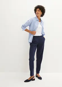 Pull on-bukse med press, bonprix