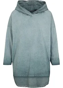 Oversized topp av materialmiks, bonprix