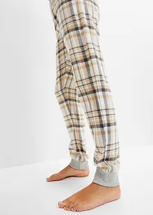 Pyjamas med flanellbukse, bonprix