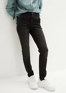 High Waist-termojeans med fleece-fôr, bonprix