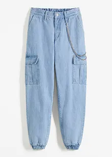 Cargo-jeans med kjede, bonprix