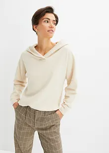 Sweatshirt i strikket look, bonprix