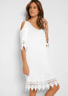 Transparent strandkjole av viskose, bonprix
