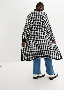 Cardigan med houndstooth-mønster, bonprix