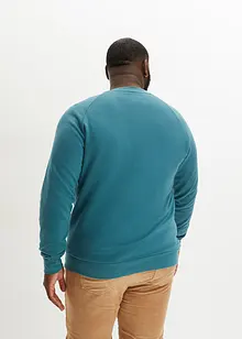 Sweatshirt med resirkulert polyester og raglanermer, bonprix