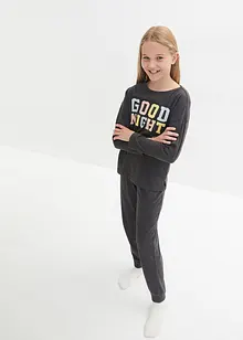 Pyjamas av myk bomull (2-delt sett), bonprix