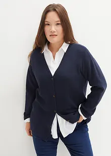 Finstrikket jakke, bonprix