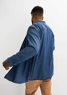 Denimskjorte i 100% bomull, bonprix