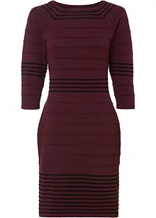 Strikkekjole i lett viskosemiks, bonprix