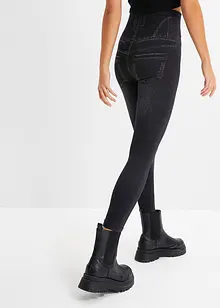 Shape seamless leggings i jeans-look, sterkt figurformende, bonprix