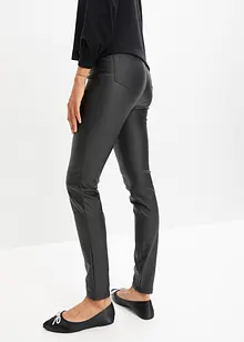 High Waist bukse i imitert skinn, bonprix