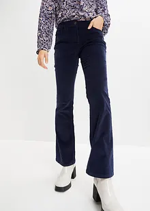 Stretch-cordbukse, Bootcut, bonprix