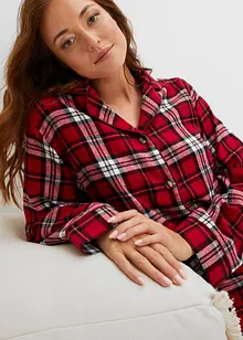 Vevd pyjamas i flanell, bonprix