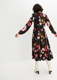 Midikjole i lett viskose, bonprix