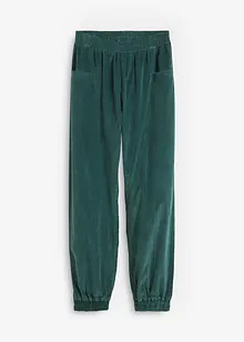Behagelig kordfløyelsbukse med store lommer og komfortlinning, bonprix