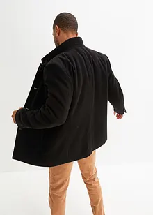 Outdoorjakke i ullstil med stormklaff, bonprix