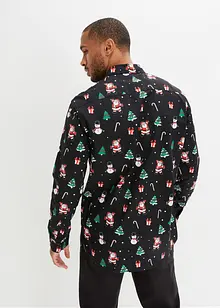 Langermet skjorte med julemotiv, bonprix