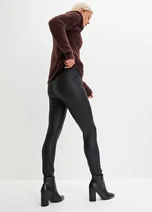 Leggings i imitert skinn, bonprix