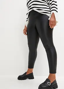 Leggings i imitert skinn, bonprix