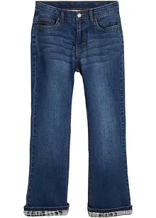 Stretch-termojeans for barn, BOOTCUT, bonprix