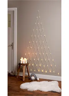 LED-vegg og dør-dekorasjon, juletre-netting, bonprix