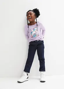 Termobukse med jerseyfôr, Mid Waist, bonprix