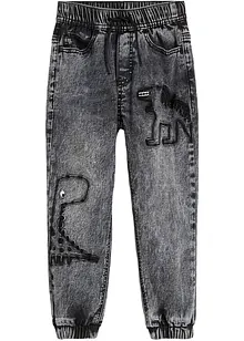 Dino-termojeans for barn, Regular Fit, bonprix