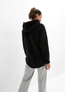 Lang kose-fleecegenser, Oversized, bonprix