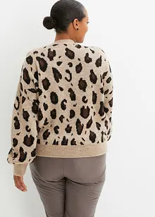 Mønstret cardigan, bonprix