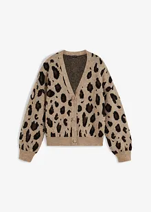 Mønstret cardigan, bonprix