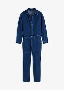 Straight jeans-jumpsuit, cropped, John Baner JEANSWEAR