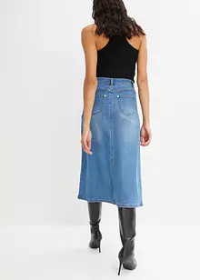 Stretch-jeansskjørt, High Waist, bonprix