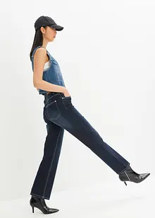 Wide Leg-jeans High Waist, Stretch, bonprix