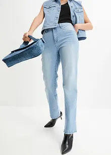 Wide Leg-jeans High Waist, Stretch, bonprix