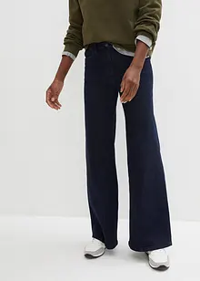 Wide Leg-jeans High Waist, komfortlinning, bonprix