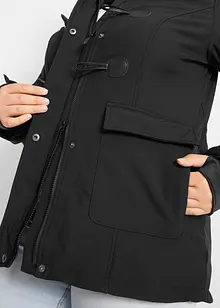 Softshell-duffelcoat, vannavvisende, bonprix