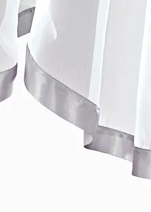 Gardin med buer, satengbånd og resirkulert polyester, bonprix