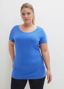 Lang topp med skrift (2-pack), bonprix