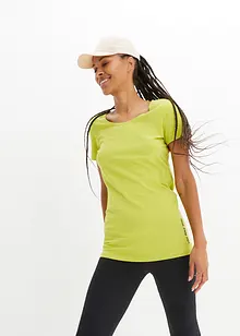 Lang topp med skrift (2-pack), bonprix