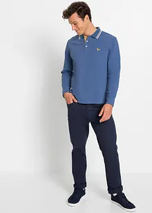 Poloskjorte i økologisk bomull (2-pack), bonprix